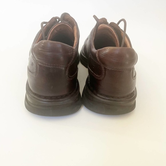 Johnston & Murphy‎ SHULER Men Shoes Size 12 M Brown Leather Lace Up - Picture 4 of 7